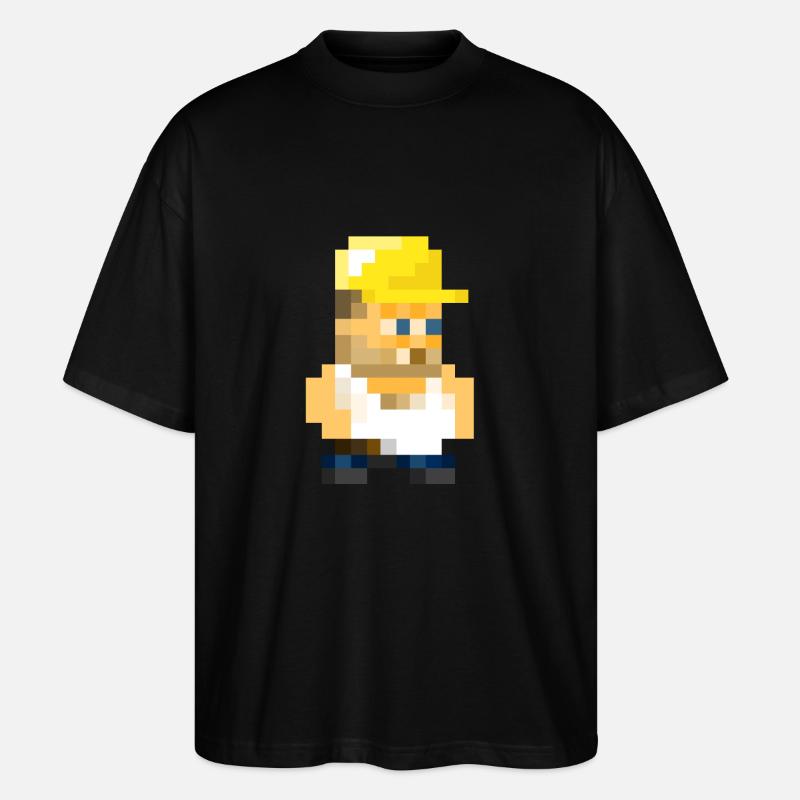 Worker - Stanley/Stella Oversized Unisex Bio T-Shirt Blaster 2.0 - Schwarz