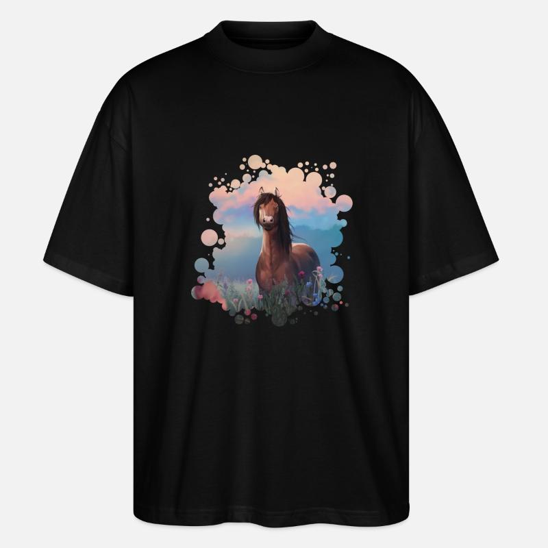 Sommerabend - Stanley/Stella Oversized Unisex Bio T-Shirt Blaster 2.0 - Schwarz