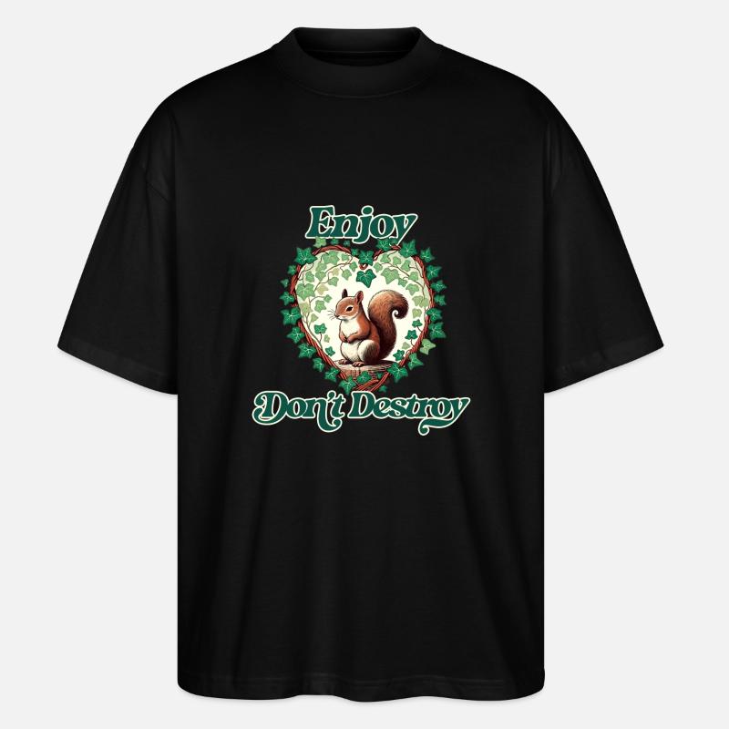 Genieße Don't Destroy - Stanley/Stella Oversized Unisex Bio T-Shirt Blaster 2.0 - Schwarz