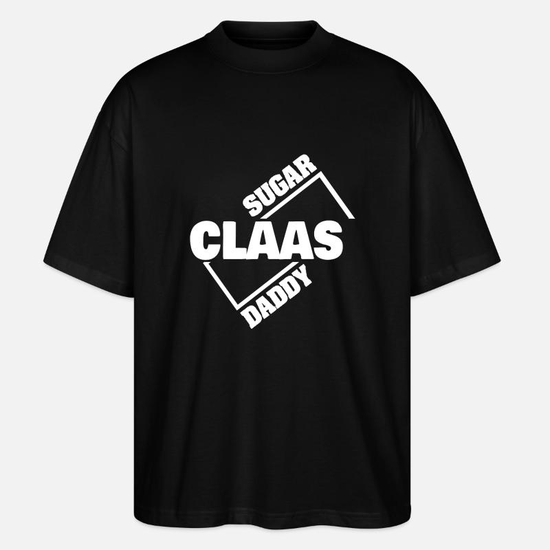 Claas en sugar daddy - T-shirt bio Blaster 2.0 coupe oversize Stanley/Stella Unisexe - noir