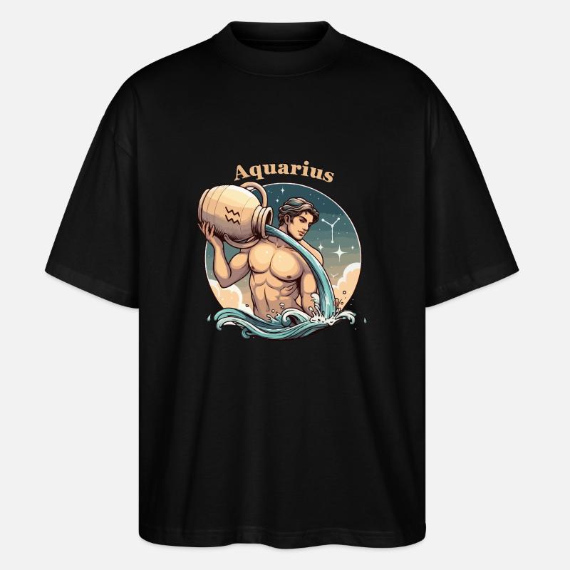 Wassermann Wassermann - Stanley/Stella Oversized Unisex Bio T-Shirt Blaster 2.0 - Schwarz