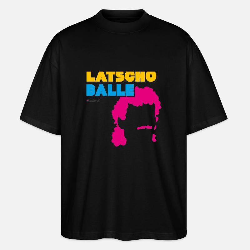 Latscho Balle - Stanley/Stella Oversized Unisex Bio T-Shirt Blaster 2.0 - Schwarz