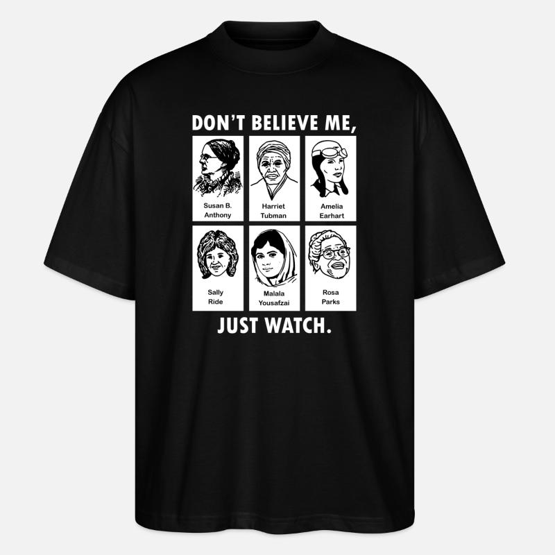 Feministische - Stanley/Stella Oversized Unisex Bio T-Shirt Blaster 2.0 - Schwarz