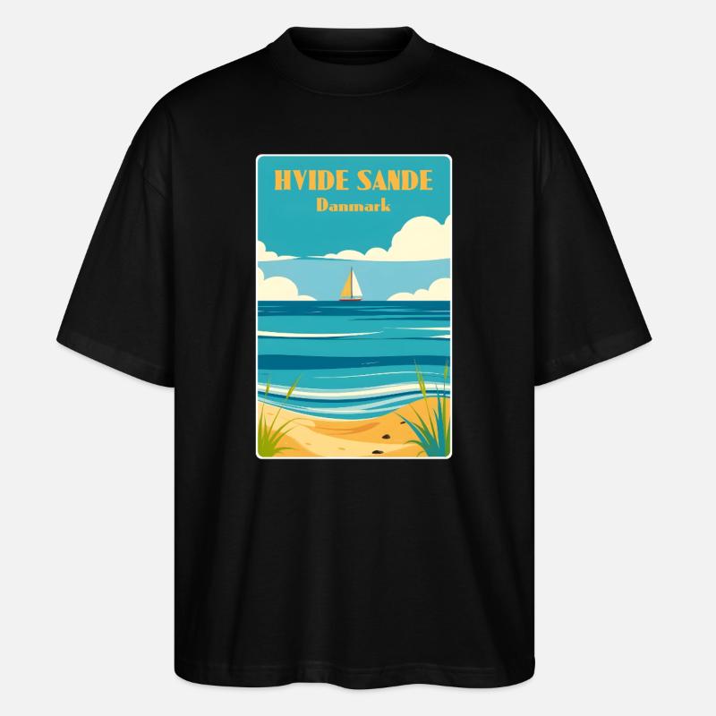 Hvide Sande, Danemark - T-shirt bio Blaster 2.0 coupe oversize Stanley/Stella Unisexe - noir