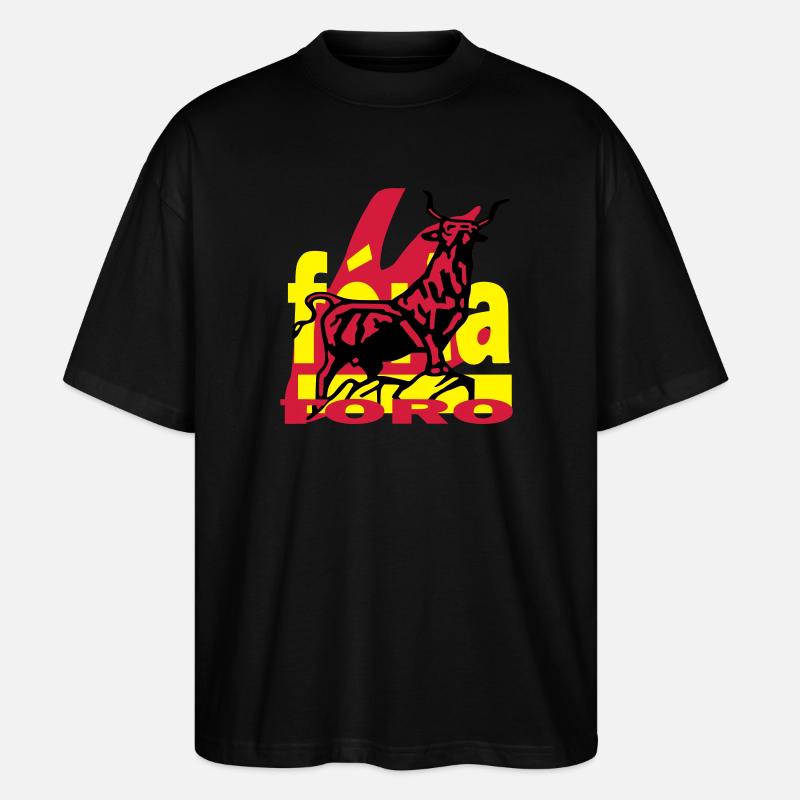 Feria 2 - Stanley/Stella Oversized Unisex Bio T-Shirt Blaster 2.0 - Schwarz