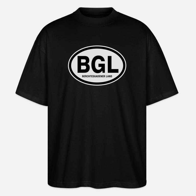 BGL Berchtesgadener Land - Stanley/Stella Oversized Unisex Bio T-Shirt Blaster 2.0 - Schwarz