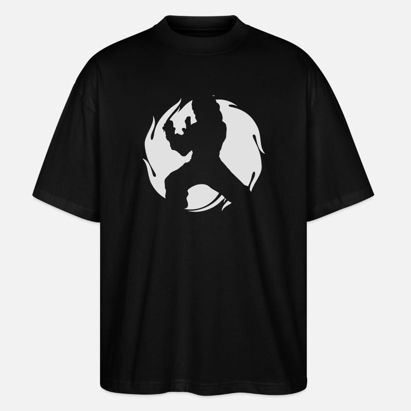 Tai Chi Master - Stanley/Stella Oversized Unisex Bio T-Shirt Blaster 2.0 - Schwarz