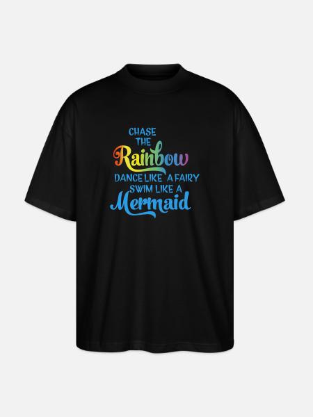 Suivez Rainbow - T-shirt bio Blaster 2.0 coupe oversize Stanley/Stella Unisexe - noir