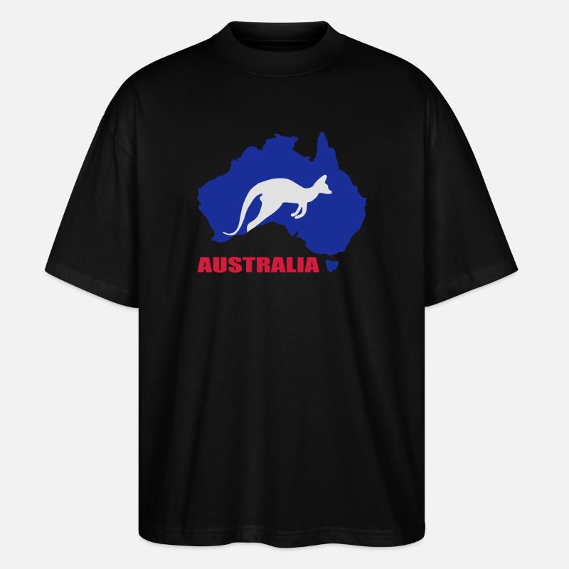 Australia - Stanley/Stella Oversized Unisex Bio T-Shirt Blaster 2.0 - Schwarz