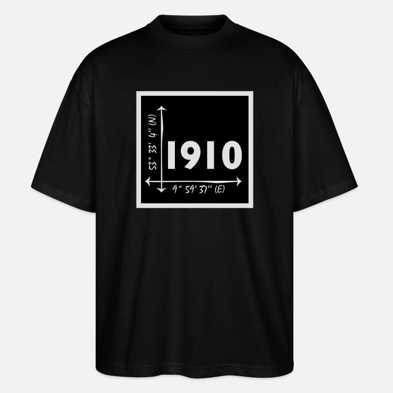 St. Pauli - Stanley/Stella Oversized Unisex Bio T-Shirt Blaster 2.0 - Schwarz