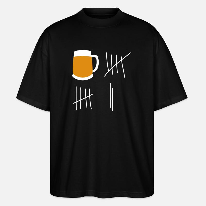 Beer - T-shirt bio Blaster 2.0 coupe oversize Stanley/Stella Unisexe - noir