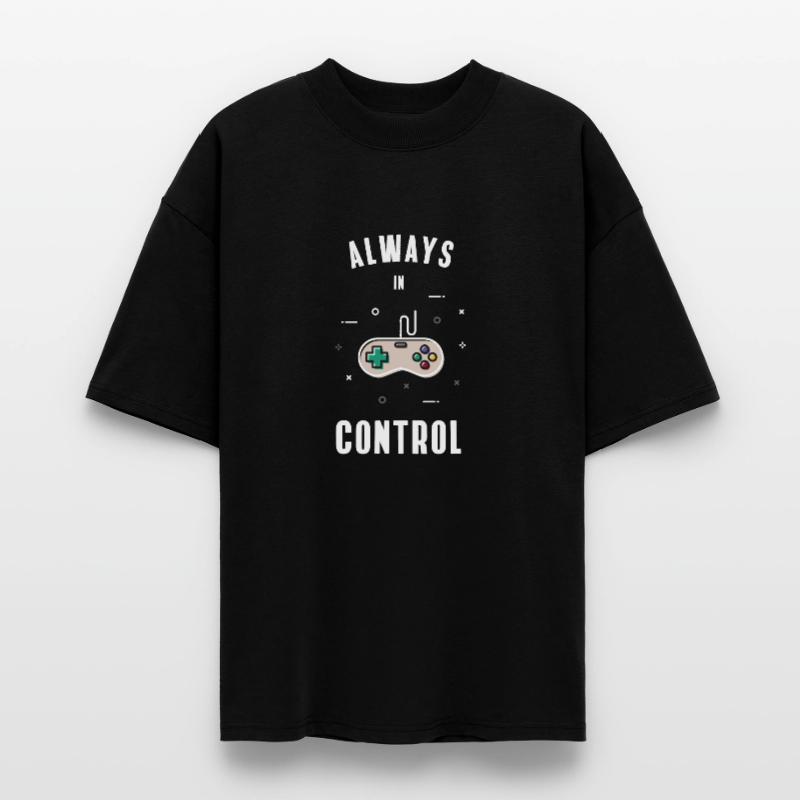 controller game retro computer play pc nerd gaming Stanley/Stella Oversized Unisex Organic T-shirt Blaster 2.0