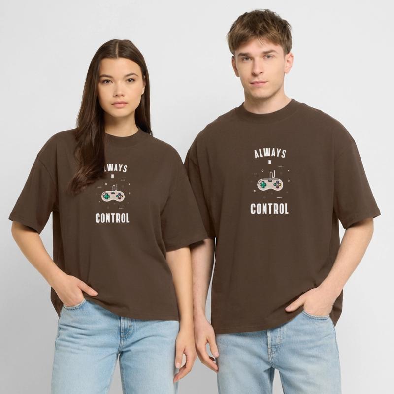 controller game retro computer play pc nerd gaming Stanley/Stella Oversized Unisex Organic T-shirt Blaster 2.0