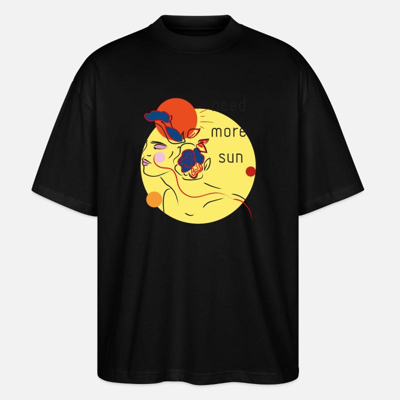 summersun - Stanley/Stella Oversized Unisex Organic T-shirt Blaster 2.0 - black