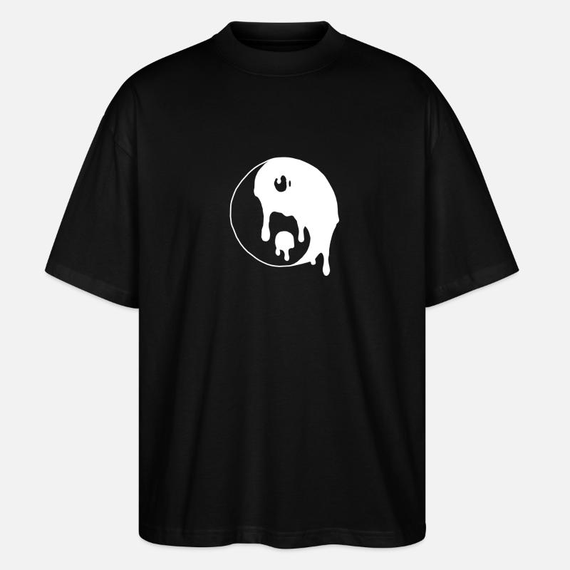 Yin Yang - Stanley/Stella Oversized Unisex Bio T-Shirt Blaster 2.0 - Schwarz