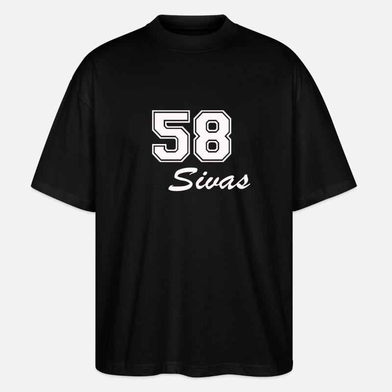 Sivas - T-shirt bio Blaster 2.0 coupe oversize Stanley/Stella Unisexe - noir