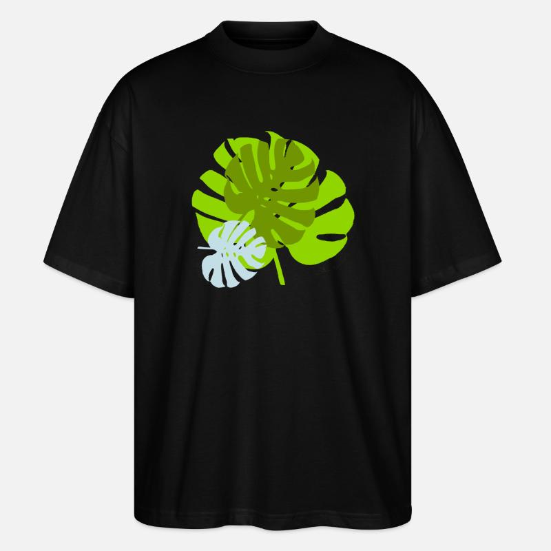 blatt - Stanley/Stella Oversized Unisex Bio T-Shirt Blaster 2.0 - Schwarz