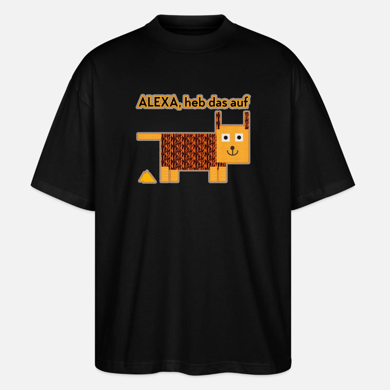Alexa, heb das auf! - Stanley/Stella Oversized Unisex Bio T-Shirt Blaster 2.0 - Schwarz