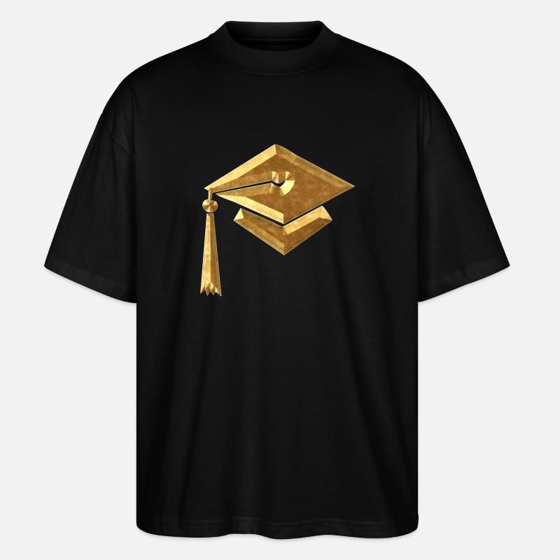Studentenhut - Stanley/Stella Oversized Unisex Bio T-Shirt Blaster 2.0 - Schwarz