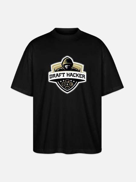 Draft hacker - Stanley/Stella Oversized Unisex Organic T-shirt Blaster 2.0 - black