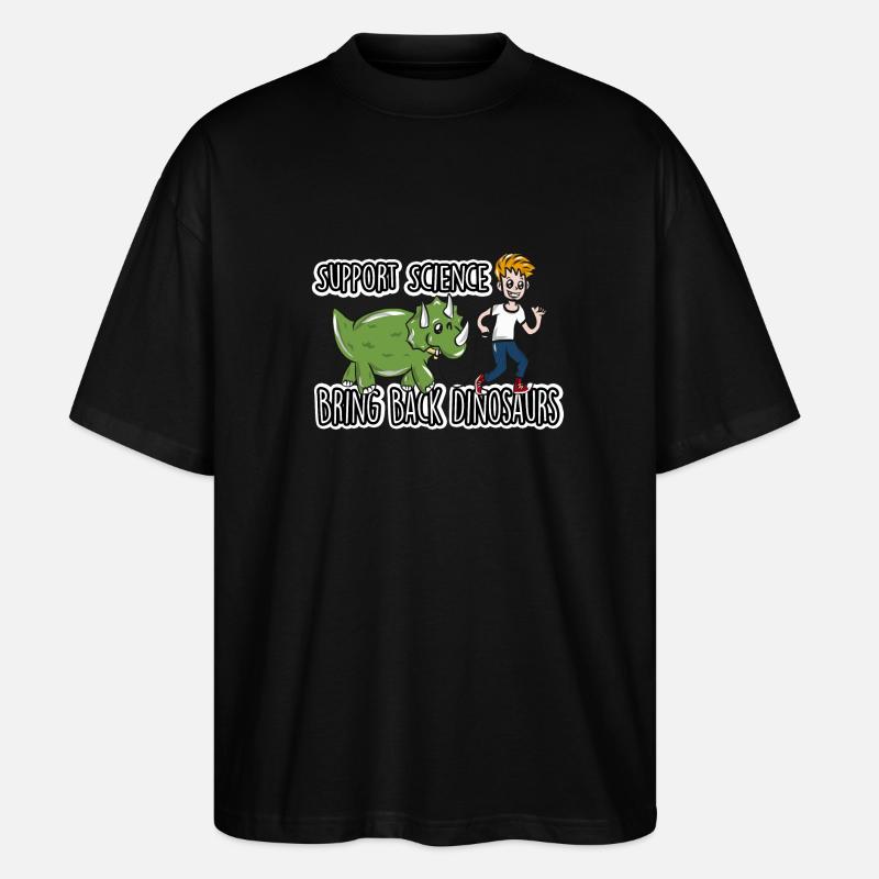 science - T-shirt bio Blaster 2.0 coupe oversize Stanley/Stella Unisexe - noir