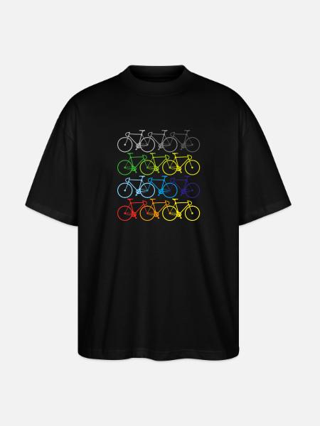 Vélo sport d'été - T-shirt bio Blaster 2.0 coupe oversize Stanley/Stella Unisexe - noir