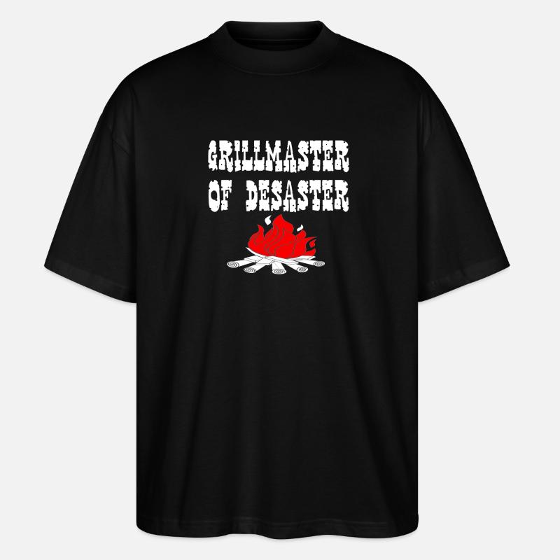grillmaster of desaster - Stanley/Stella Oversized Unisex Bio T-Shirt Blaster 2.0 - Schwarz