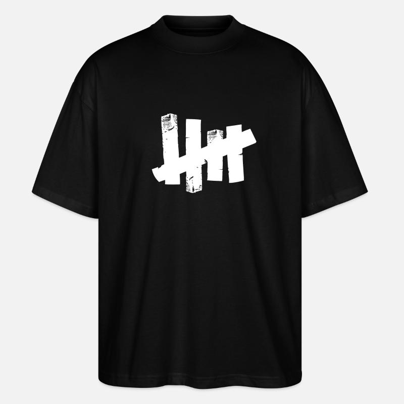 Cinq bandes - bande - bande - T-shirt bio Blaster 2.0 coupe oversize Stanley/Stella Unisexe - noir
