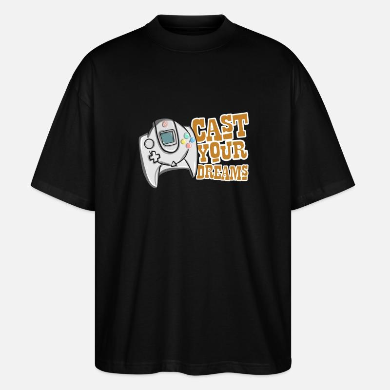 Cadeau de jeu - T-shirt bio Blaster 2.0 coupe oversize Stanley/Stella Unisexe - noir
