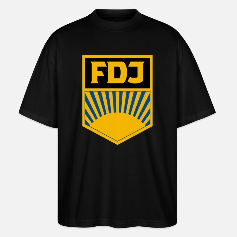 FDJ - T-shirt bio Blaster 2.0 coupe oversize Stanley/Stella Unisexe - noir
