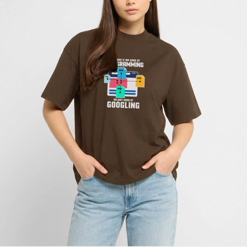 Programmer Programming IT Computer Gift Stanley/Stella Oversized Unisex Organic T-shirt Blaster 2.0