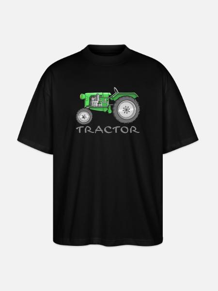 cooler Traktor - tractor comic - Stanley/Stella Oversized Unisex Bio T-Shirt Blaster 2.0 - Schwarz