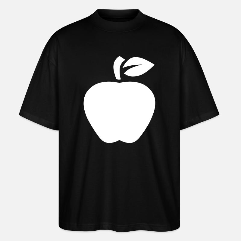 Ein leckerer Apfel - Stanley/Stella Oversized Unisex Bio T-Shirt Blaster 2.0 - Schwarz