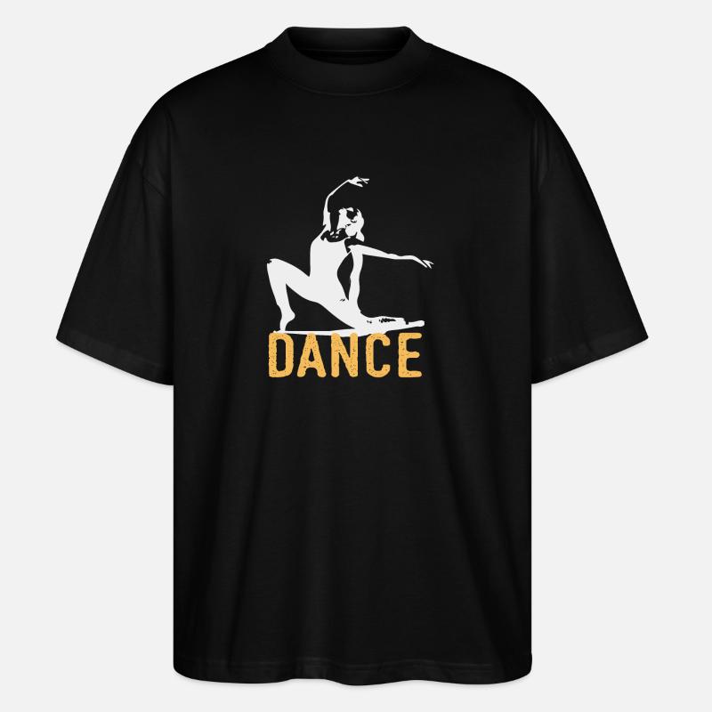 Danse moderne Danse Ballet - T-shirt bio Blaster 2.0 coupe oversize Stanley/Stella Unisexe - noir