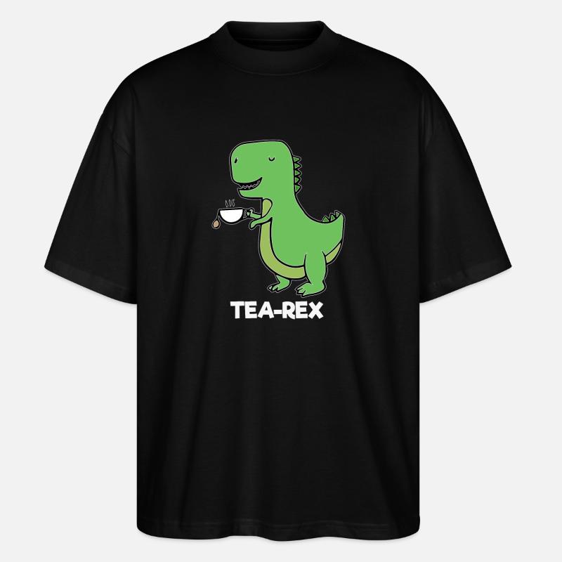 Dinosaurier - TEAREX - Stanley/Stella Oversized Unisex Bio T-Shirt Blaster 2.0 - Schwarz