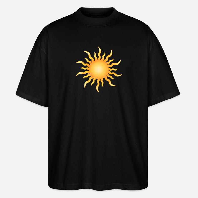 soleil - T-shirt bio Blaster 2.0 coupe oversize Stanley/Stella Unisexe - noir