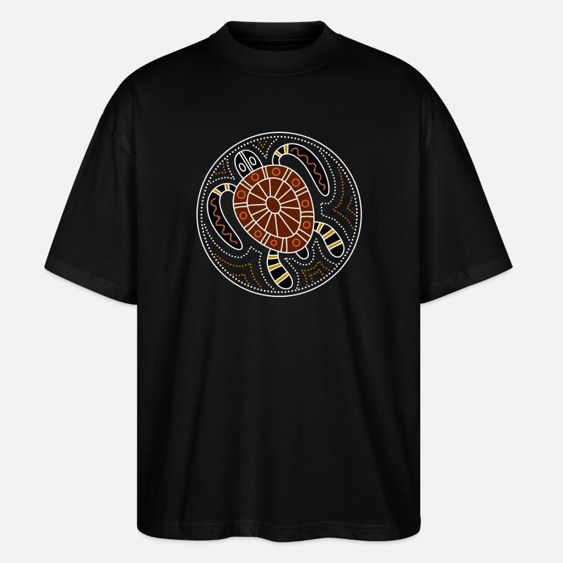 turtle - T-shirt bio Blaster 2.0 coupe oversize Stanley/Stella Unisexe - noir