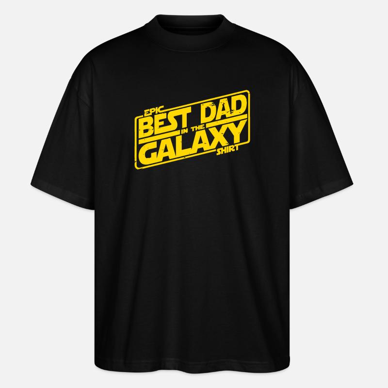 Meilleure pomme de terre Galaxy - T-shirt bio Blaster 2.0 coupe oversize Stanley/Stella Unisexe - noir