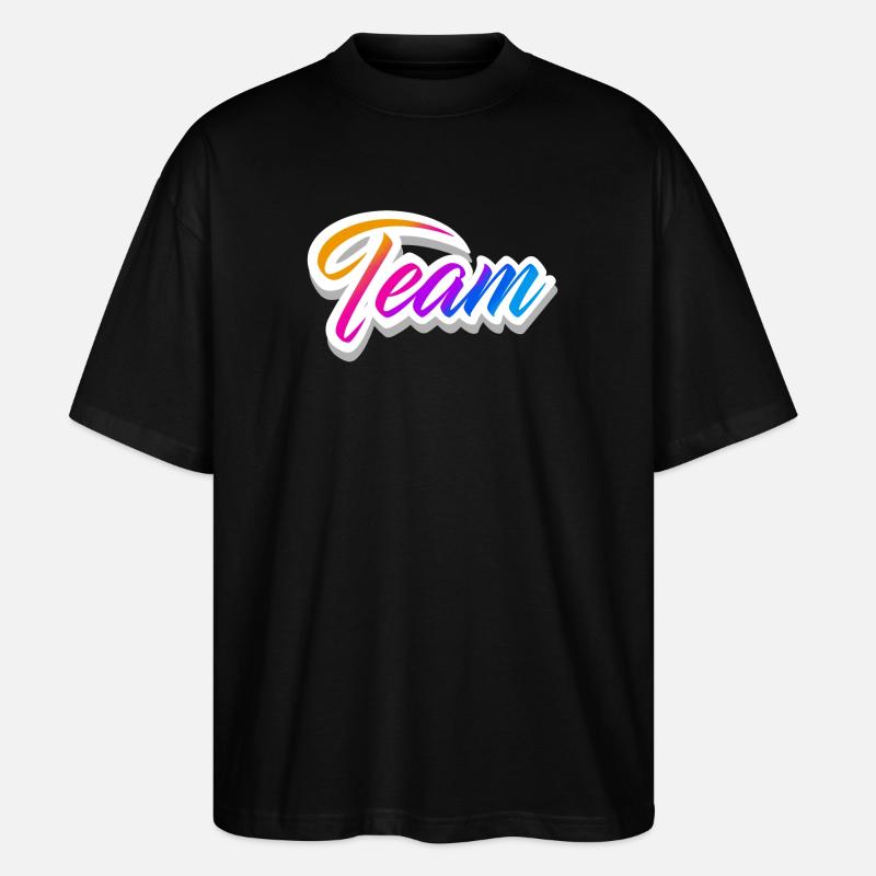 Team - Stanley/Stella Oversized Unisex Bio T-Shirt Blaster 2.0 - Schwarz