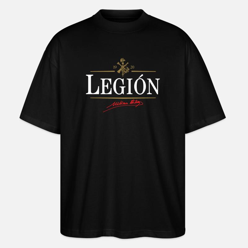 Legion (dark) - Stanley/Stella Oversized Unisex Bio T-Shirt Blaster 2.0 - Schwarz