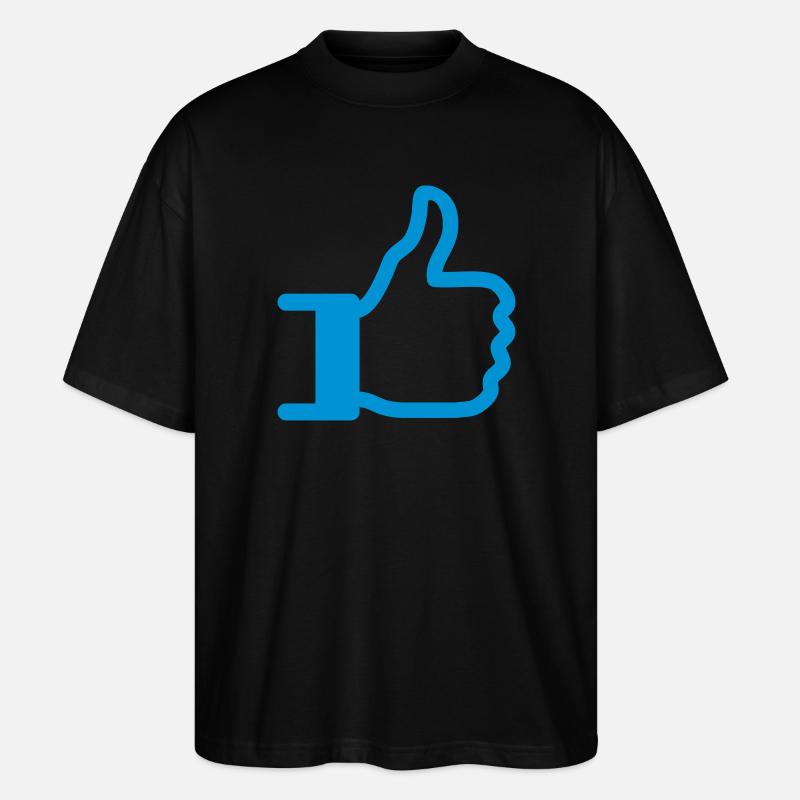 like - Stanley/Stella Oversized Unisex Bio T-Shirt Blaster 2.0 - Schwarz