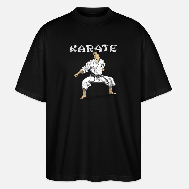 Karate - Stanley/Stella Oversized Unisex Bio T-Shirt Blaster 2.0 - Schwarz