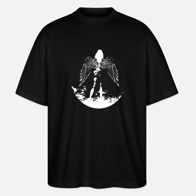 ENGEL ART - Stanley/Stella Oversized Unisex Bio T-Shirt Blaster 2.0 - Schwarz