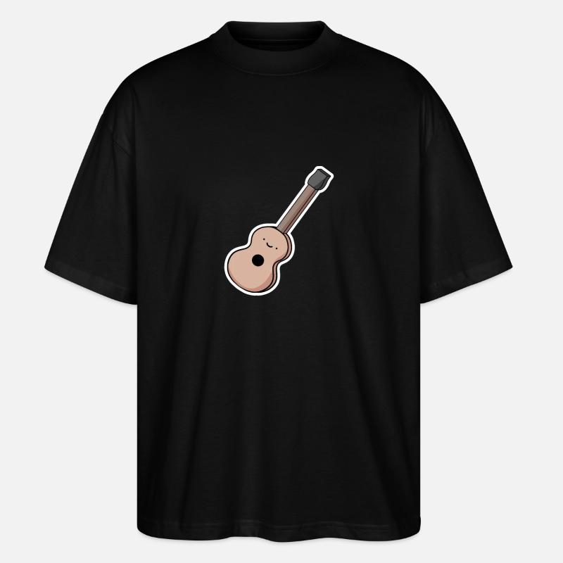 Gitarre - Stanley/Stella Oversized Unisex Bio T-Shirt Blaster 2.0 - Schwarz