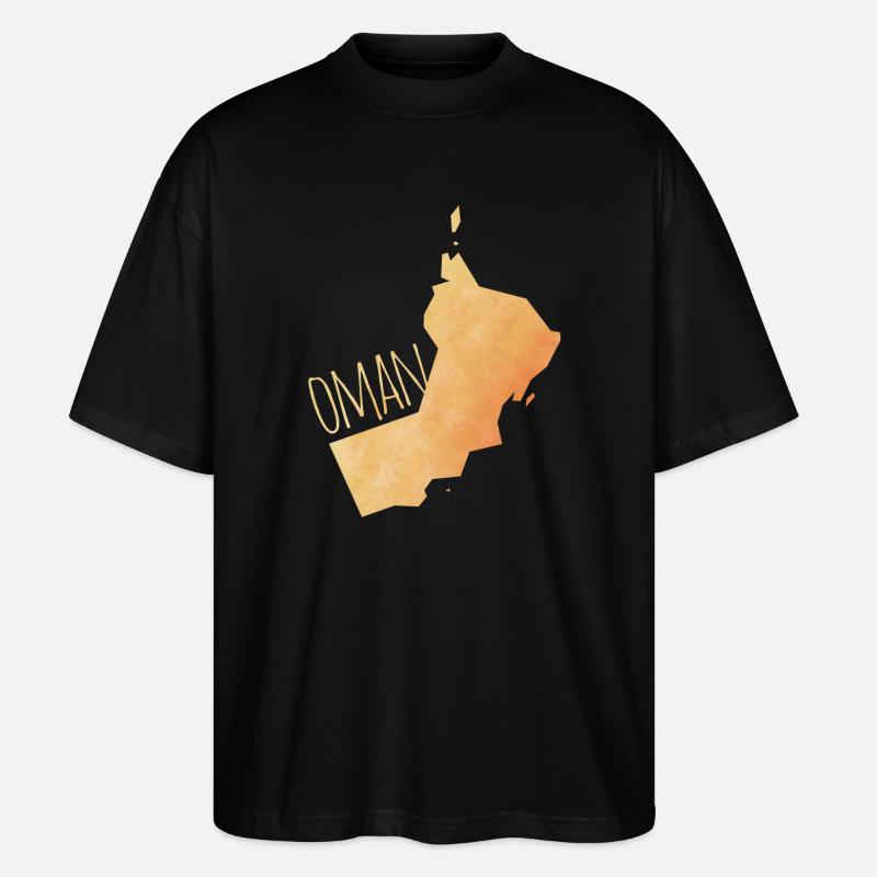 Oman - Stanley/Stella Oversized Unisex Bio T-Shirt Blaster 2.0 - Schwarz