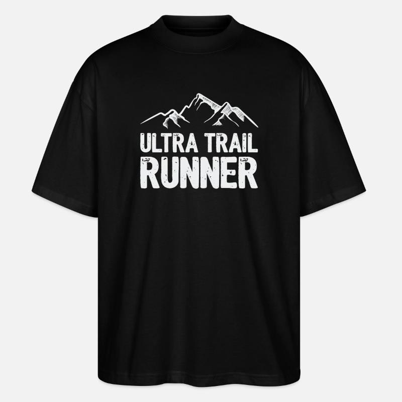 Ultra Trail Runner - T-shirt bio Blaster 2.0 coupe oversize Stanley/Stella Unisexe - noir