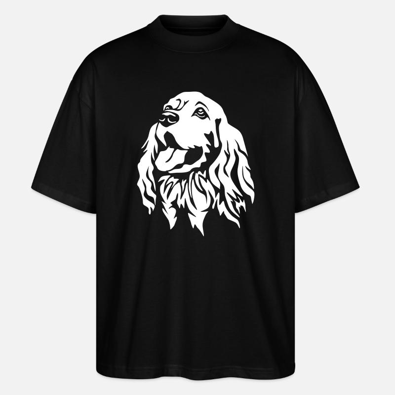Cocker Spaniel "Black Edition" - T-shirt bio Blaster 2.0 coupe oversize Stanley/Stella Unisexe - noir
