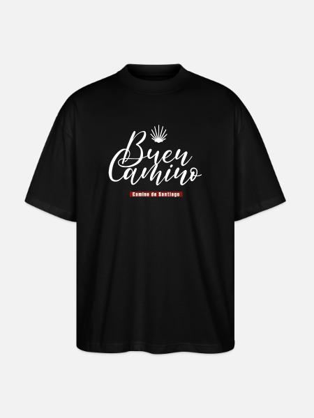 Buen Camino Jakobsweg Camino de Santiago - T-shirt bio Blaster 2.0 coupe oversize Stanley/Stella Unisexe - noir