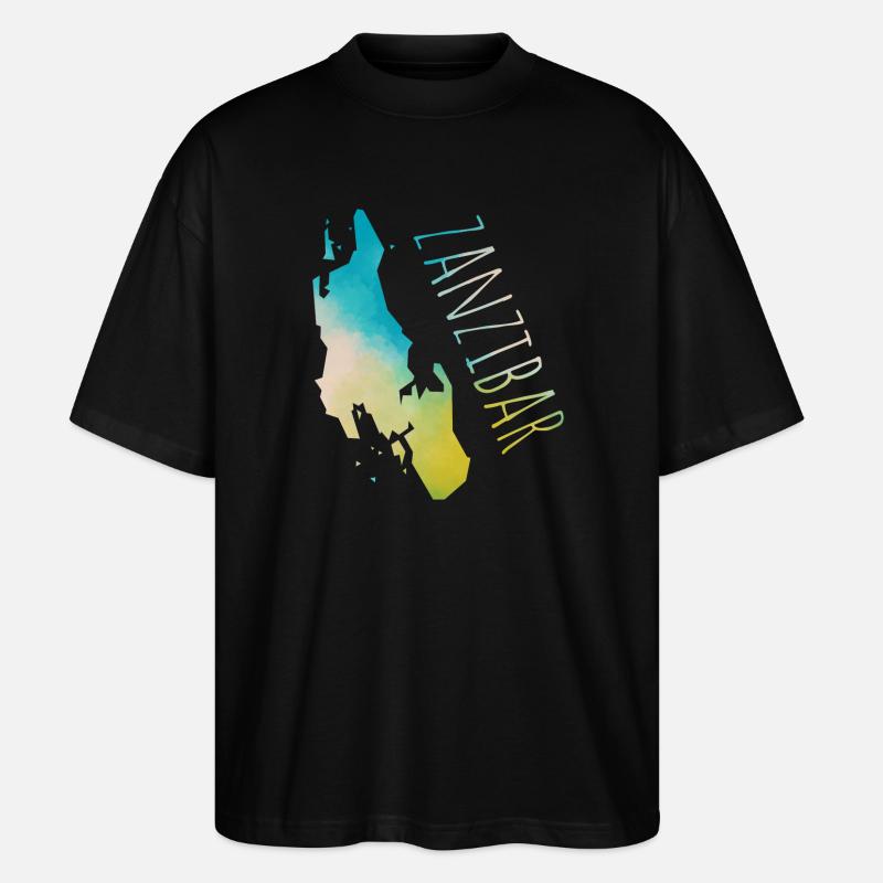 blockedTitle - Stanley/Stella Oversized Unisex Bio T-Shirt Blaster 2.0 - Schwarz