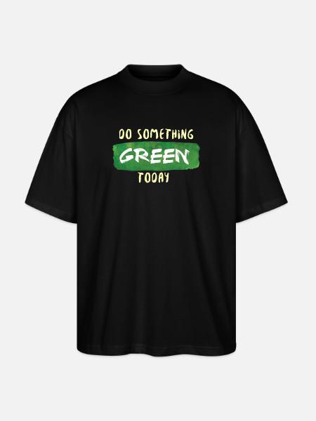 Do Something Green Today white - T-shirt bio Blaster 2.0 coupe oversize Stanley/Stella Unisexe - noir